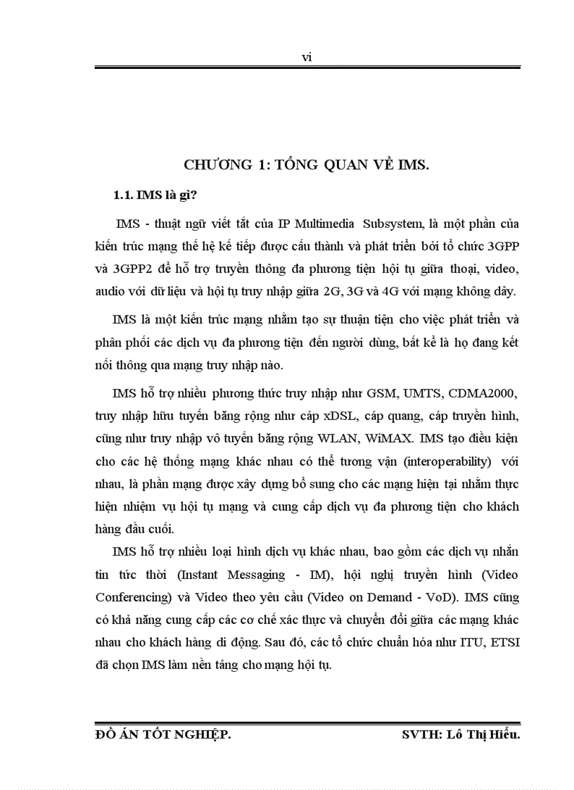 image for page Phân hệ ims trong kiến trúc ngn