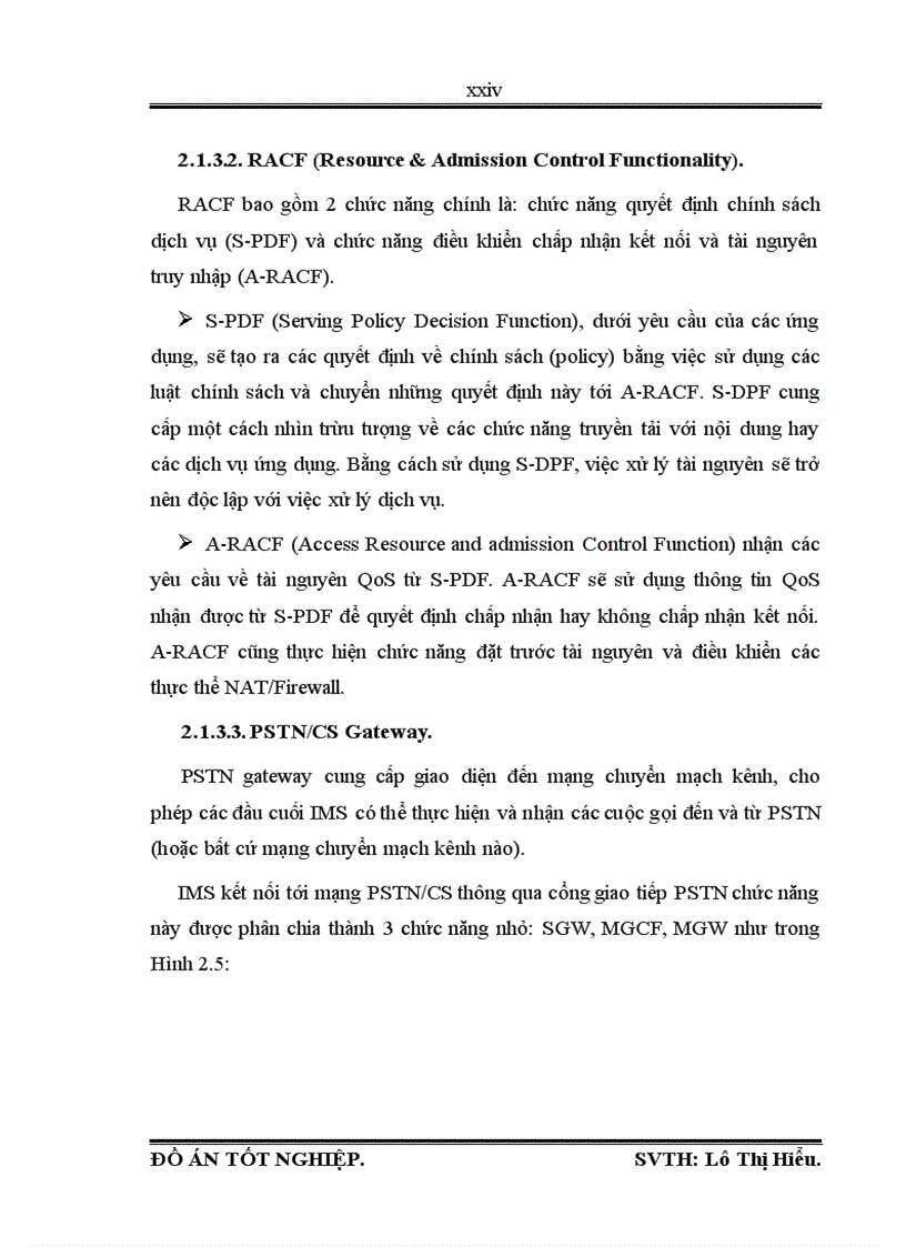 image for page Phân hệ ims trong kiến trúc ngn