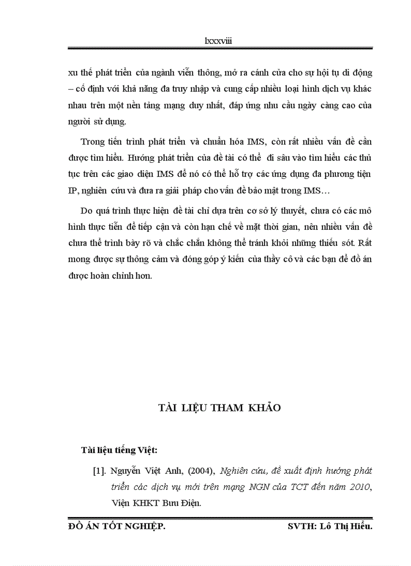 image for page Phân hệ ims trong kiến trúc ngn