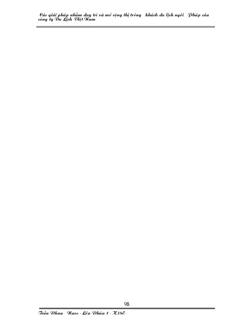 image for page Các giải pháp nhằm duy trì và mở rộng thị trường khách du lịch người pháp của công ty du lịch việt nam