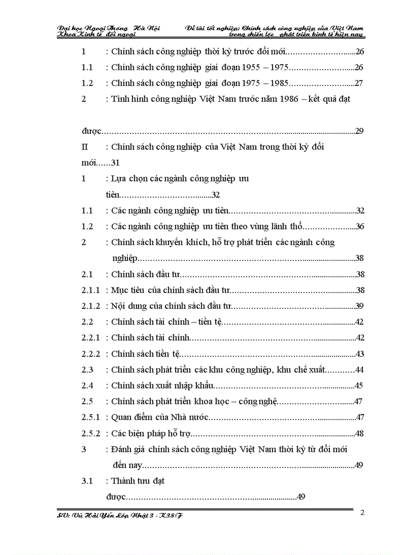 image for page Chính sách công nghiệp của việt nam trong chiến lược phát triển kinh tế hiện nay