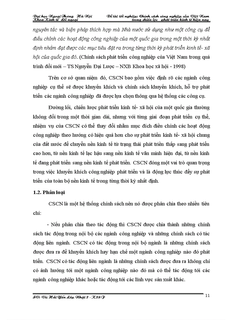 image for page Chính sách công nghiệp của việt nam trong chiến lược phát triển kinh tế hiện nay