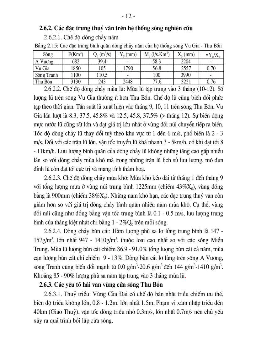 image for page Đặc điểm môi trường địa chất khu vực hạ lưu sông Thu Bồn và sự biến đổi của nó do ảnh hưởng các hoạt động Kinh tế Công trình