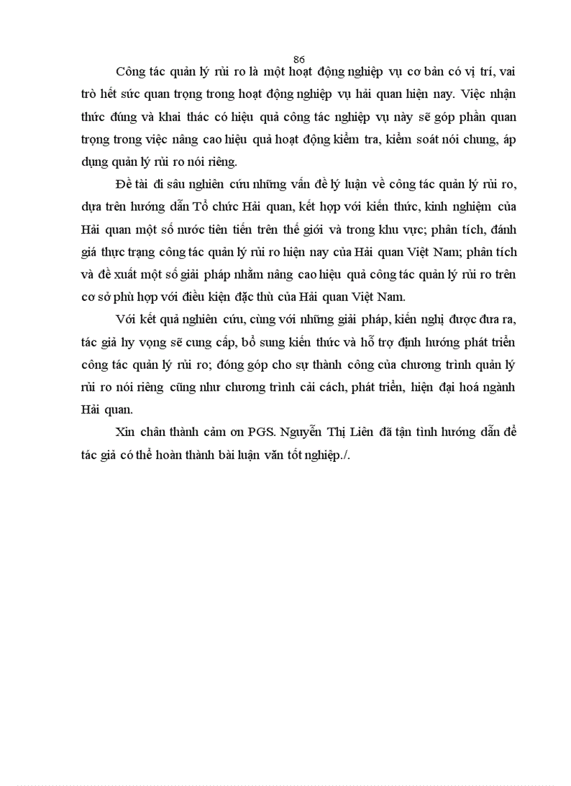 image for page Quản lý rủi ro nhằm nâng cao hiệu quả công tác trong tiến trình hiện đại hóa Hải quan Việt Nam