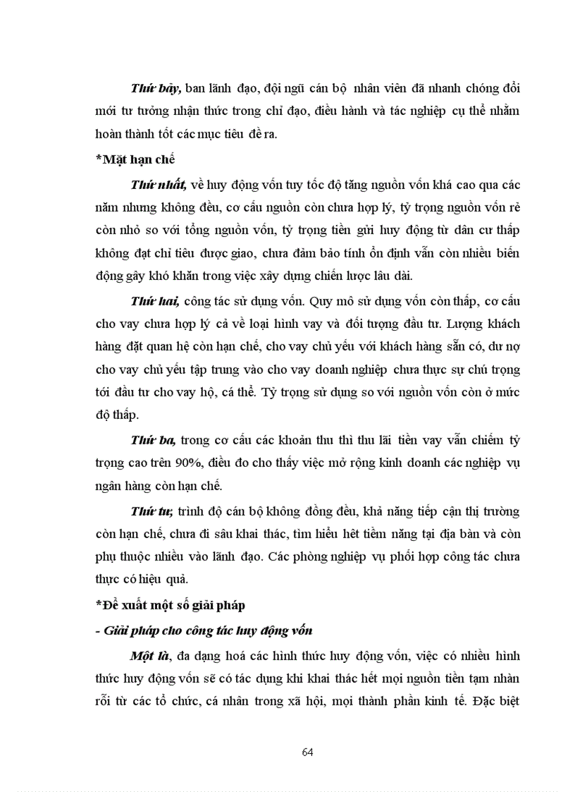 image for page Tình hình huy động và cho vay vốn dưới tác động của lãi suất tại chi nhánh ngân hàng Nông Nghiệp PTNT Cầu Giấy Hà Nội năm 2008