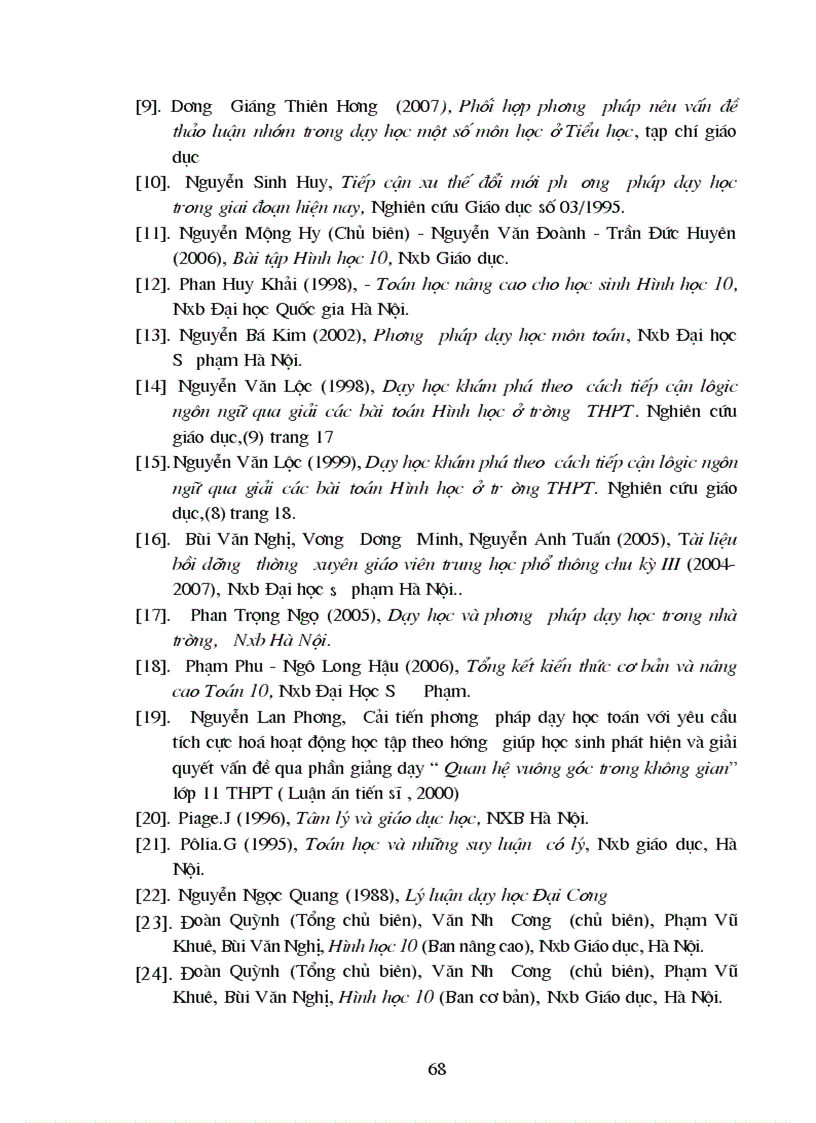 image for page Góp phần nâng cao hiệu quả dạy học Hình học 10 trên cơ sở phối hợp quan điểm dạy học giải quyết vấn đề và dạy học kiến tạo