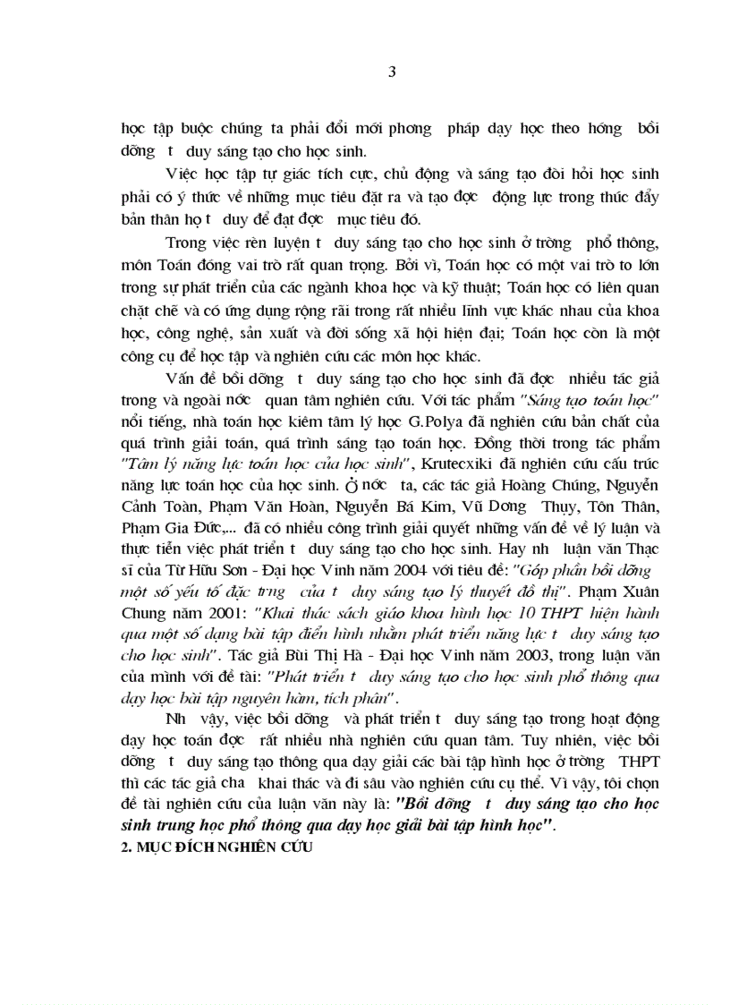 image for page Bồi dưỡng tư duy sáng tạo cho học sinh trung học phổ thông qua dạy học giải bài tập hình học