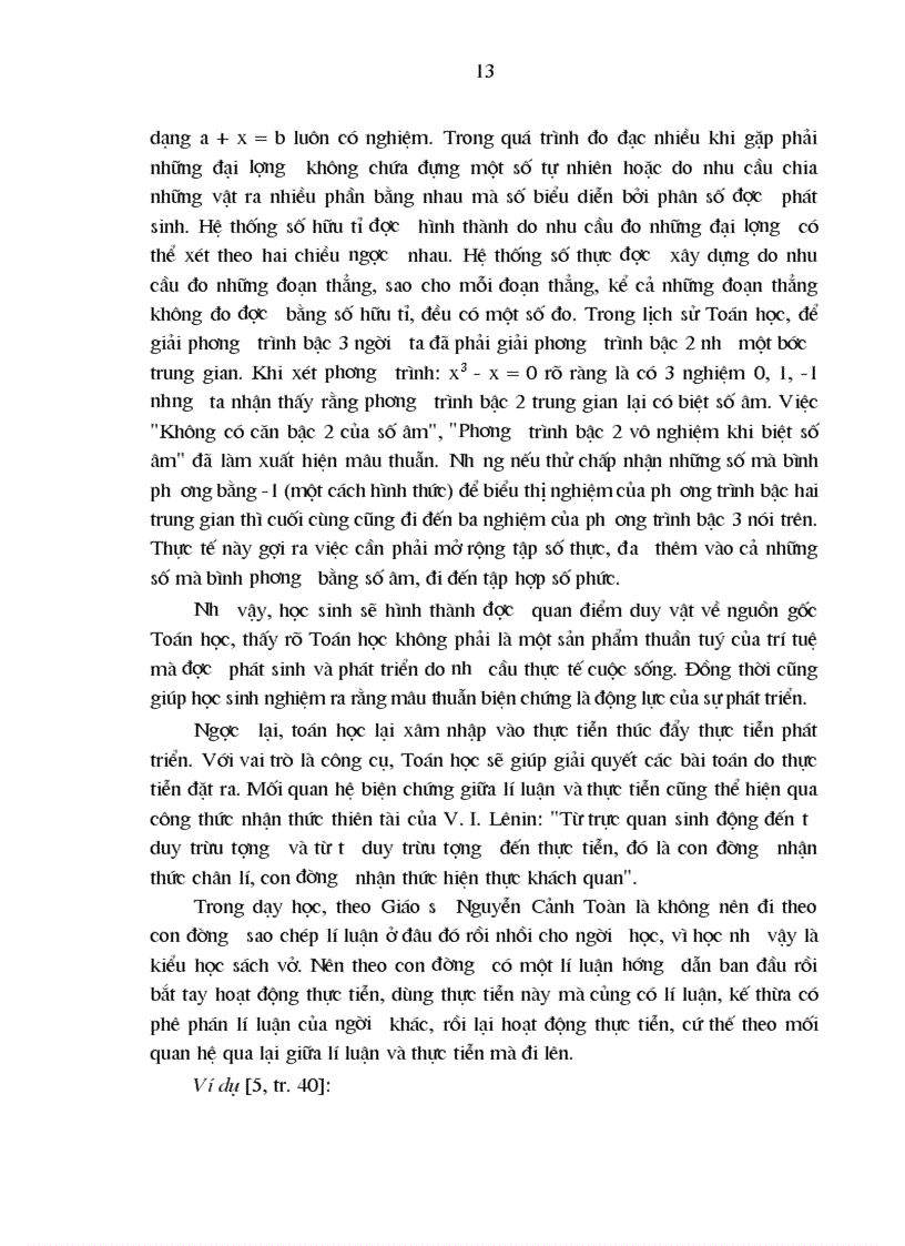 image for page Tăng cường liên hệ với thực tiễn trong quá trình dạy học một số chủ đề giải tích ở trường trung học phổ thông