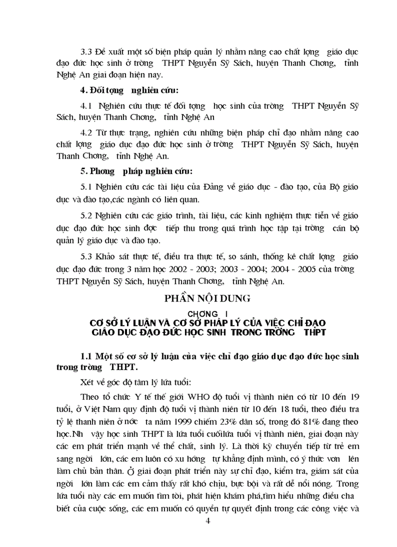 image for page Một số biện pháp chỉ đạo nhằm nâng cao chất lượng giáo dục đạo đức học sinh ở trường THPT Nguyễn Sỹ Sách Huyện Thanh Chương Tỉnh Nghệ An