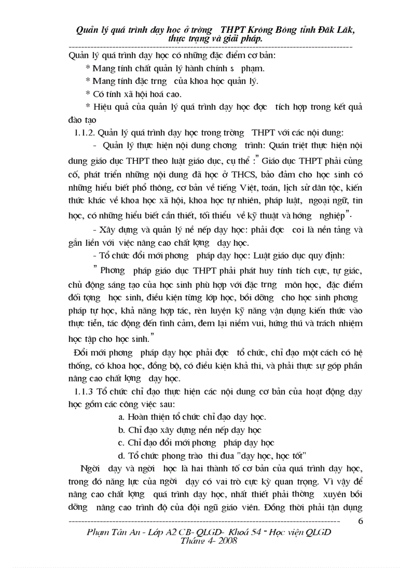 image for page Một số biện pháp quản lý nhằm nâng cao chất lượng dạy học ở trường THPT Krông Bông tỉnh Đăk Lăk