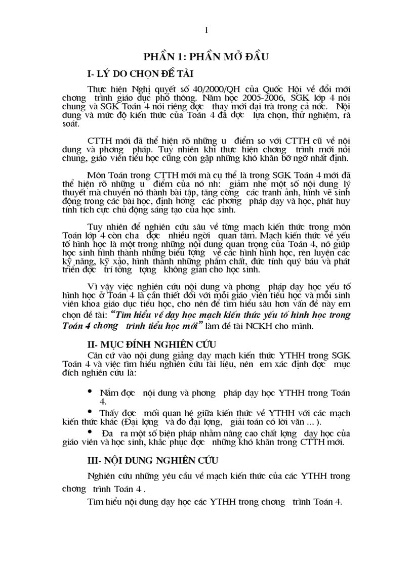 image for page Tìm hiểu về dạy học mạch kiến thức yếu tố hình học trong Toán 4 chương trình tiểu học mới