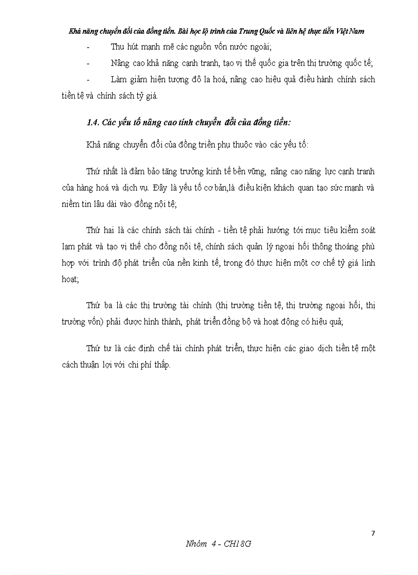 image for page Khả năng chuyển đổi của đồng tiền Bài học lộ trình của Trung Quốc và liên hệ thực tiễn Việt Nam