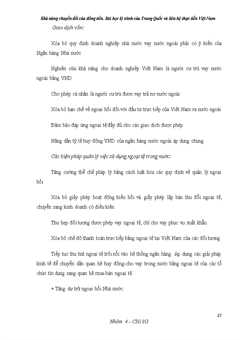 image for page Khả năng chuyển đổi của đồng tiền Bài học lộ trình của Trung Quốc và liên hệ thực tiễn Việt Nam