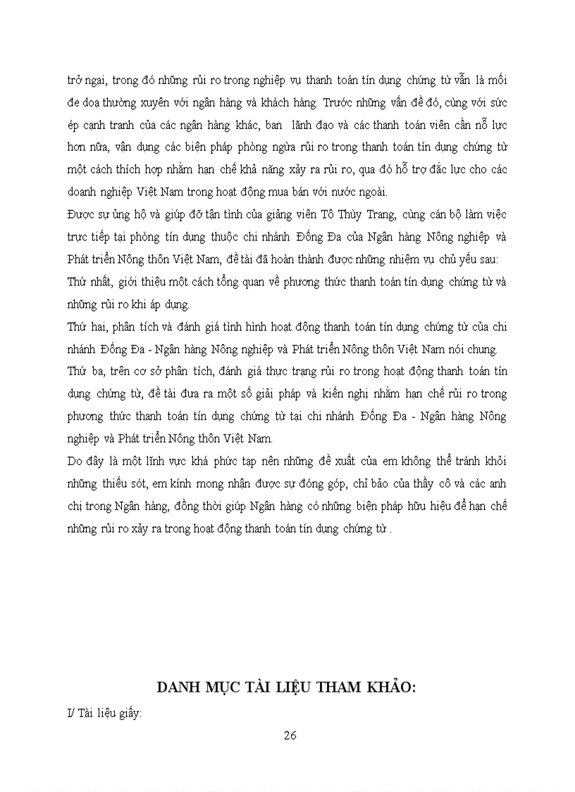 image for page Hoạt động thanh toán quốc tế theo phương thức tín dụng chứng từ tại ngân hàng nông nghiệp và phát triển nông thôn việt nam chi nhánh đống đa tại thành phố đà nẵng thực trạng và giải pháp giai
