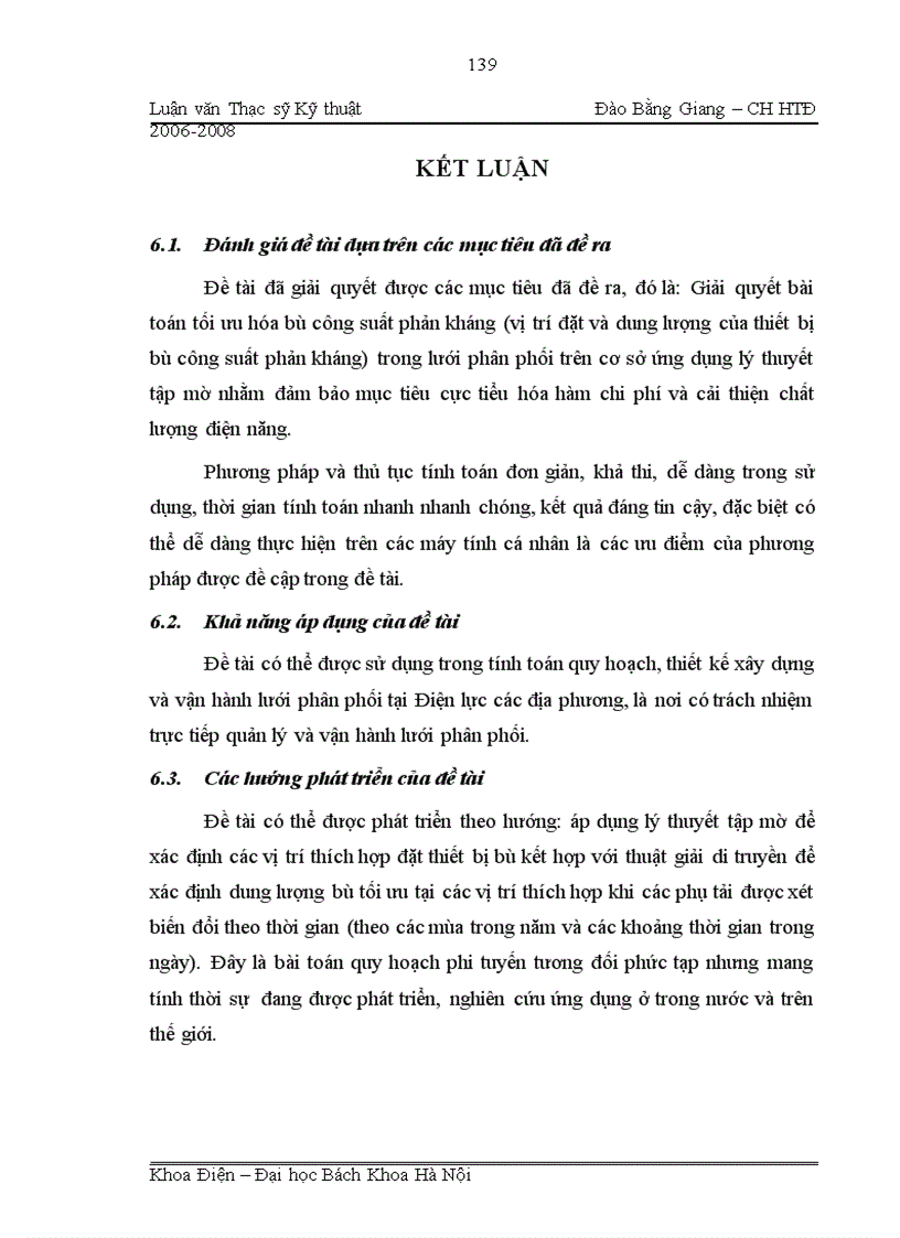 image for page Ứng dụng lý thuyết tập mờ giải quyết bài toán tối ưu hóa bù công suất phản kháng trong lưới phân phối