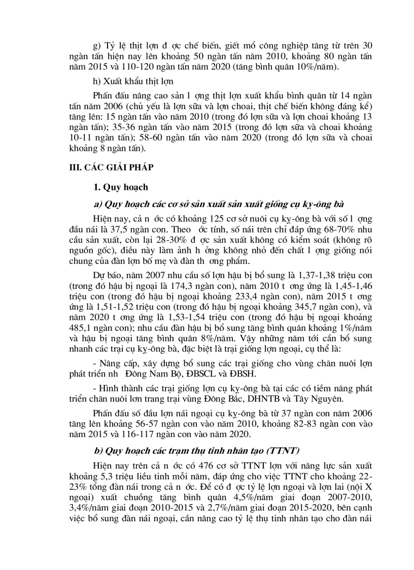 image for page Đề án phát triển chăn nuôi lợn và gia cầm đến năm 2020
