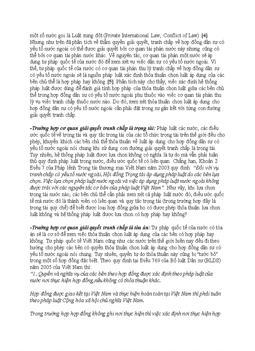 image for page Xác định cơ quan giải quyết tranh chấp và chọn luật đối với hợp đồng dân sự có yếu tố nước ngoài