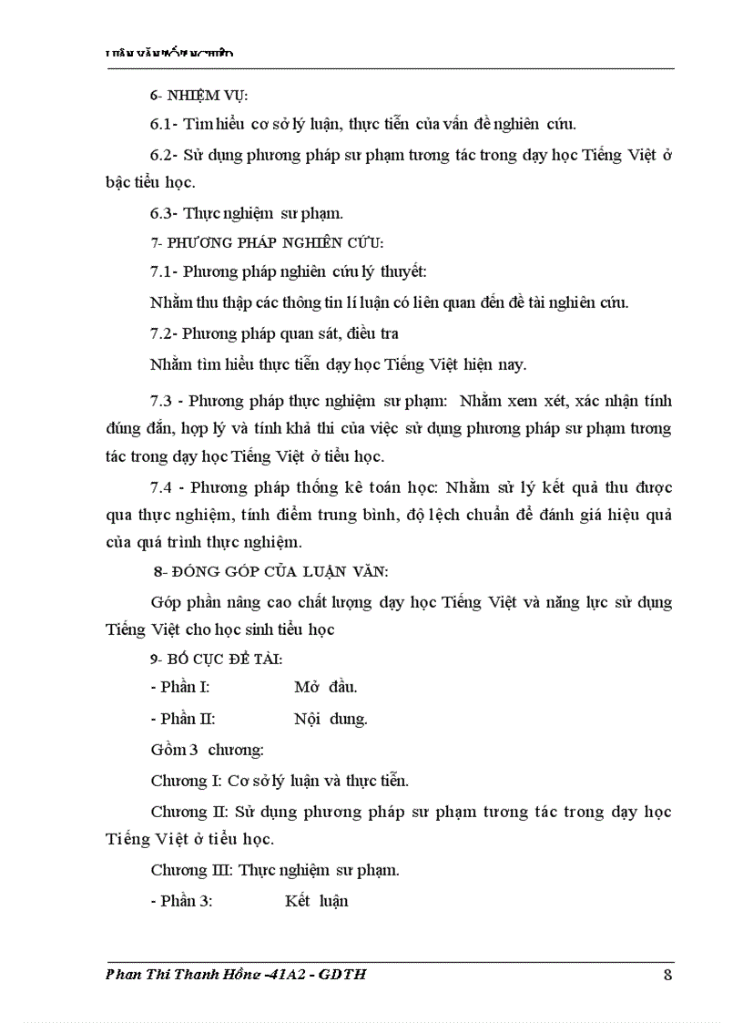 image for page Sử dụng phương pháp sư phạm tương tác trong dạy học tiếng việt ở tiểu học