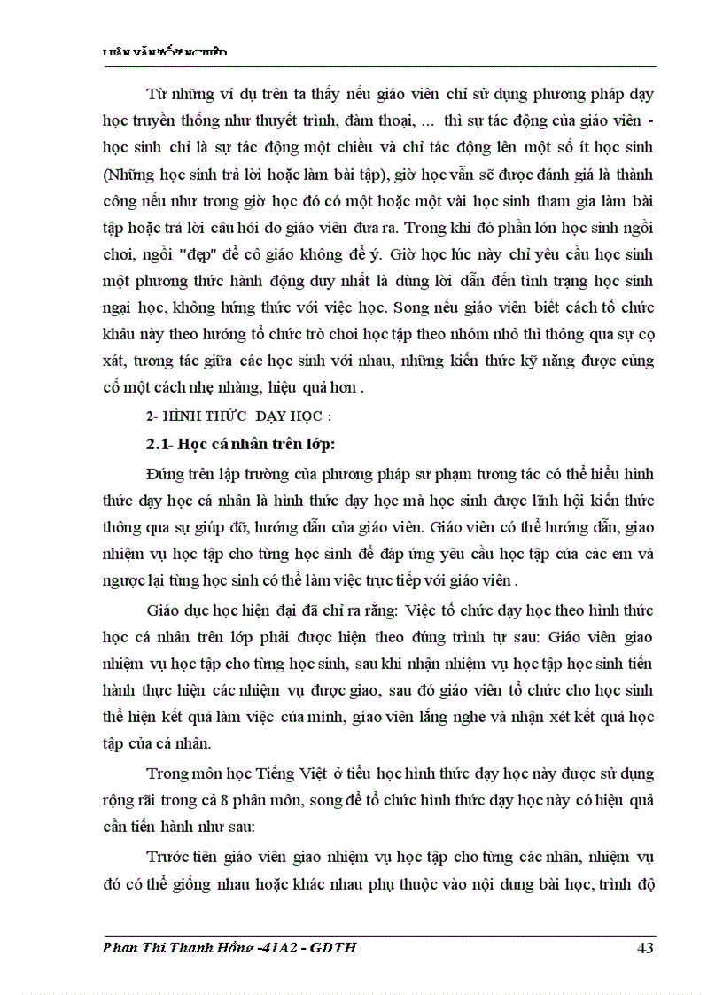 image for page Sử dụng phương pháp sư phạm tương tác trong dạy học tiếng việt ở tiểu học