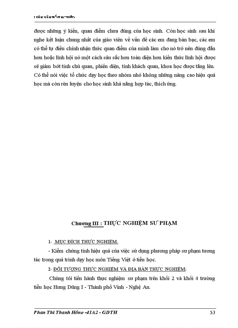 image for page Sử dụng phương pháp sư phạm tương tác trong dạy học tiếng việt ở tiểu học