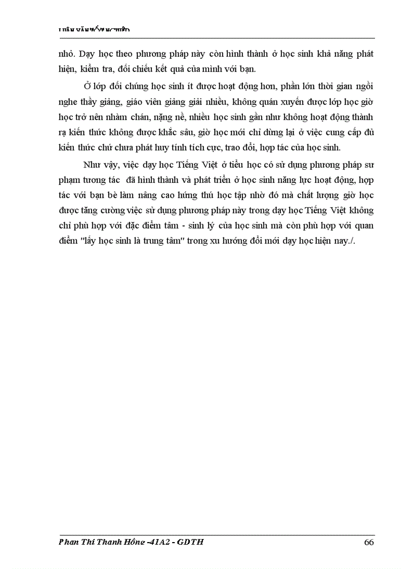 image for page Sử dụng phương pháp sư phạm tương tác trong dạy học tiếng việt ở tiểu học