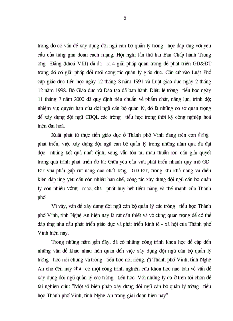 image for page Một số biện pháp xây dựng đội ngũ cán bộ quản lý trường tiểu học thành phố vinh tỉnh nghệ an trong giai đoạn hiện nay