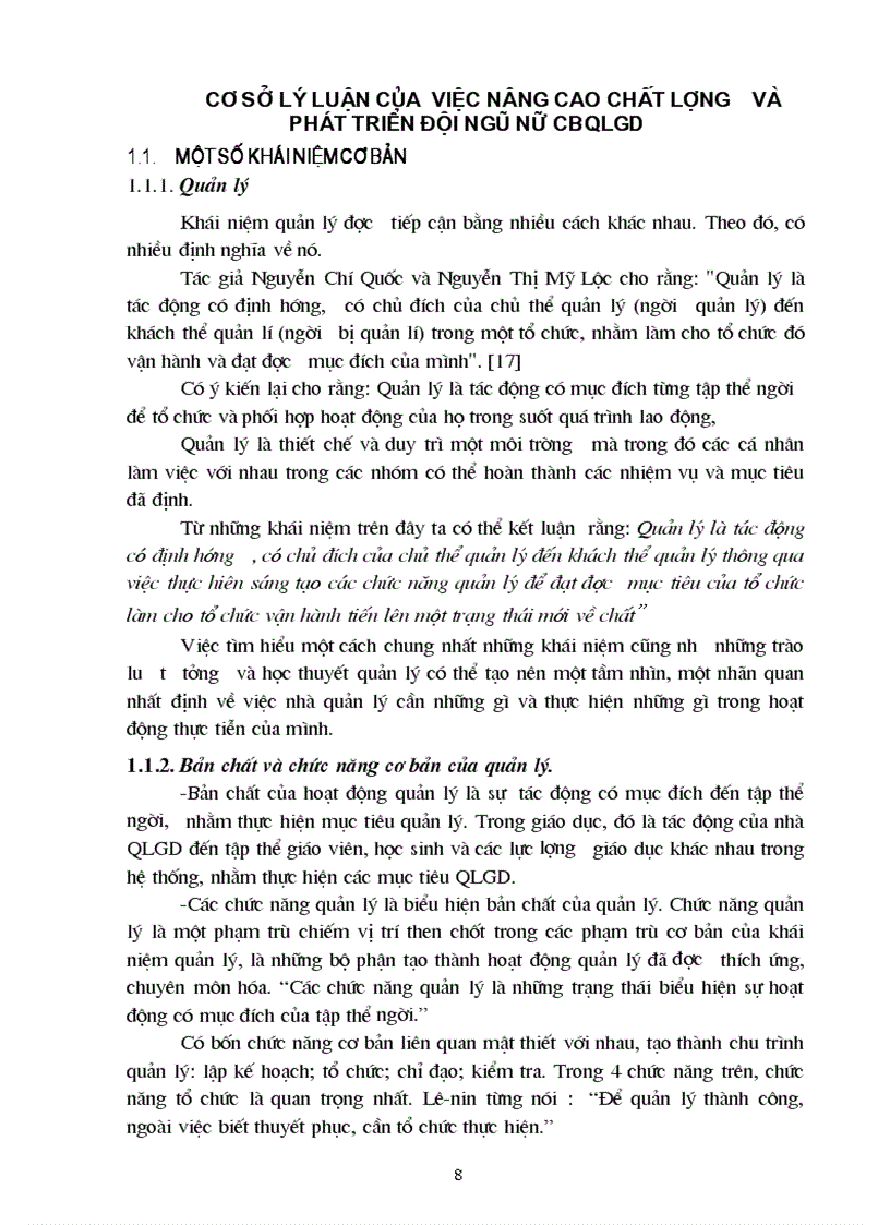 image for page Một số giải pháp nâng cao chất lượng đội ngũ nữ cán bộ quản lý giáo dục ở nghệ an giai đoạn 2003 2010