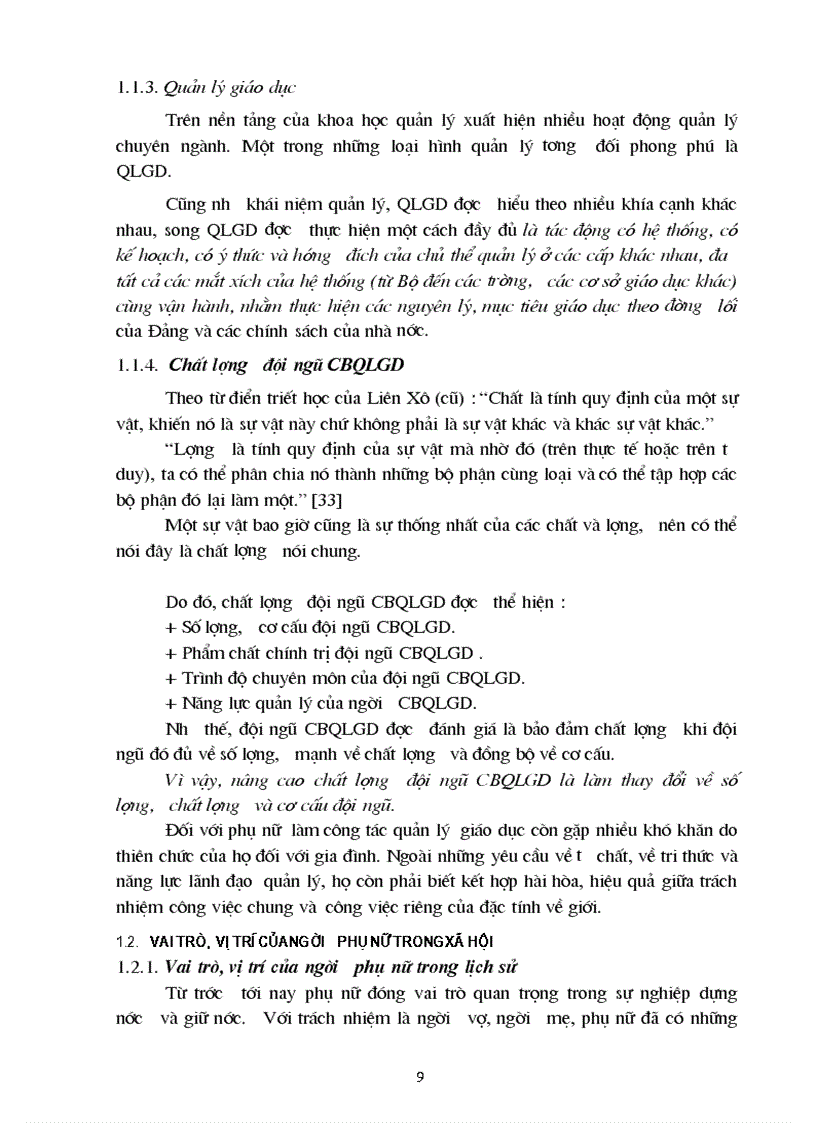image for page Một số giải pháp nâng cao chất lượng đội ngũ nữ cán bộ quản lý giáo dục ở nghệ an giai đoạn 2003 2010