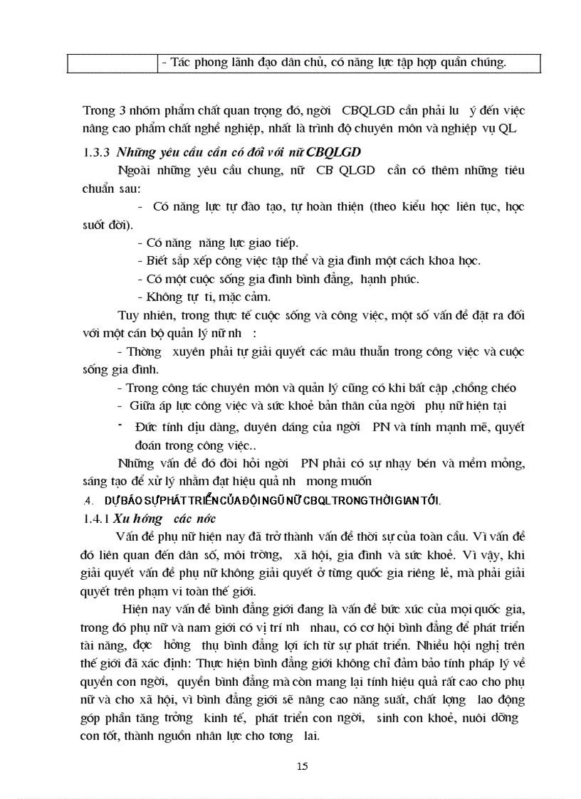image for page Một số giải pháp nâng cao chất lượng đội ngũ nữ cán bộ quản lý giáo dục ở nghệ an giai đoạn 2003 2010