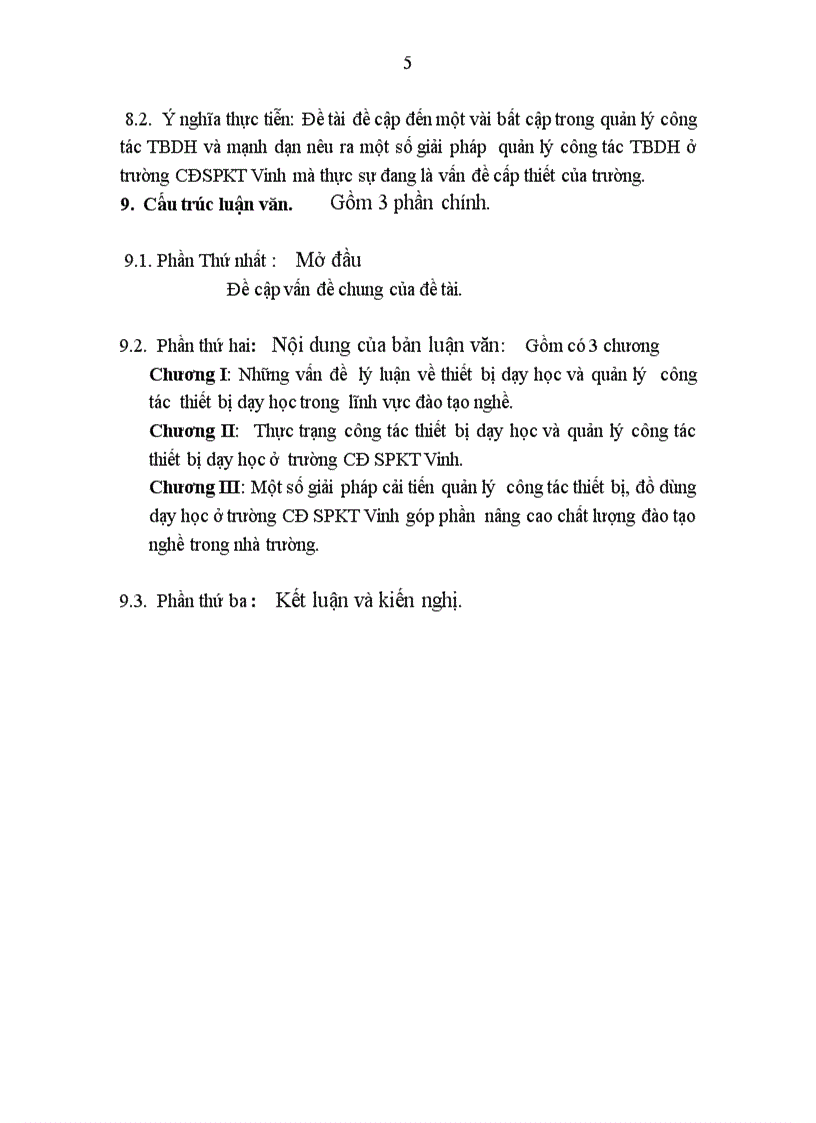 image for page Một số giải pháp quản lý công tác thiết bị dạy học nhằm nâng cao chất lượng đào tạo ở trường CĐSPKế toán Vinh
