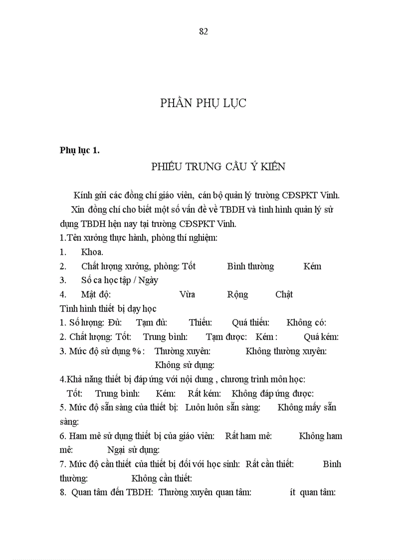 image for page Một số giải pháp quản lý công tác thiết bị dạy học nhằm nâng cao chất lượng đào tạo ở trường CĐSPKế toán Vinh