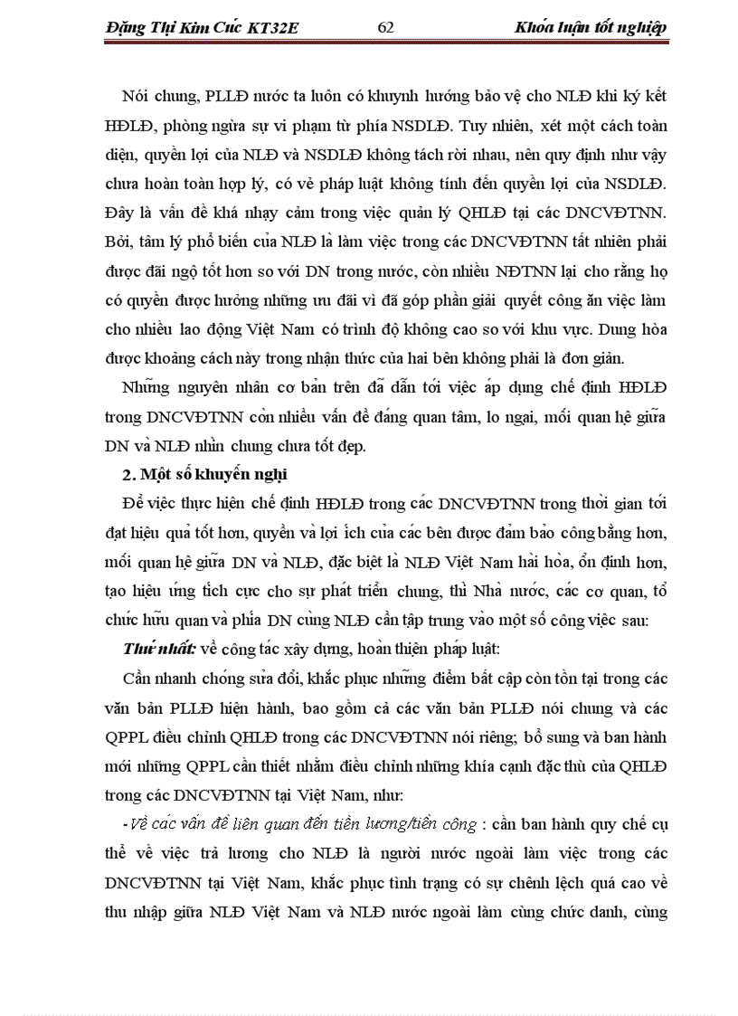 image for page Hợp đồng lao động và thực tiễn áp dụng trong các doanh nghiệp có vốn đầu tư nước ngoài
