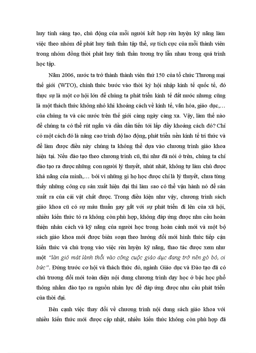 image for page Bàn luận về vấn đề đổi mới toàn diện nội dung và phương pháp dạy học ở bậc học phổ thông trên quan điểm biện chứng