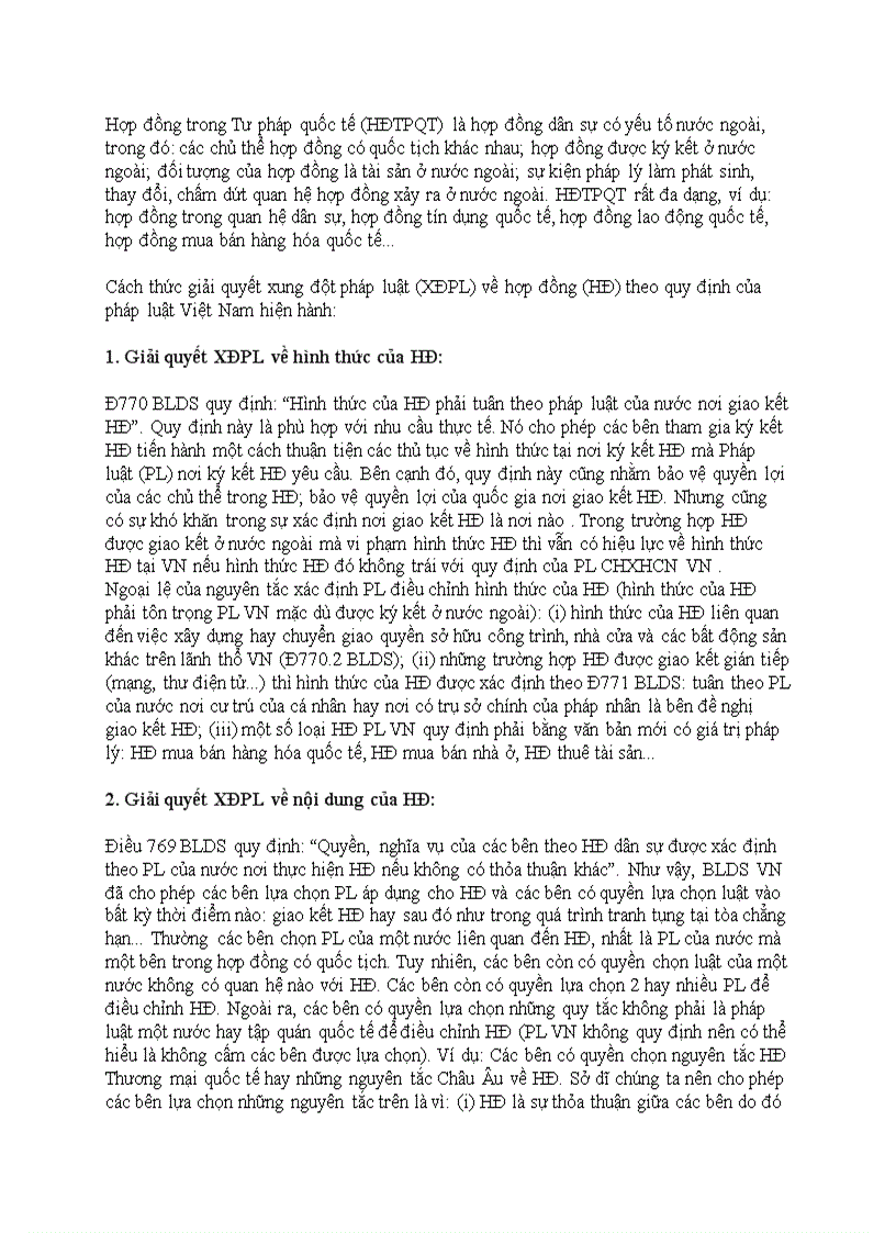 image for page Cách thức giải quyết xung đột pháp luật XĐPL về hợp đồng HĐ theo quy định của pháp luật Việt Nam hiện hành