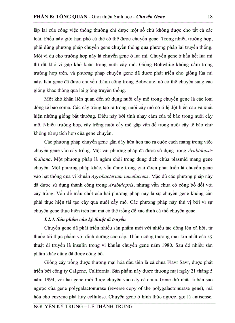 image for page Thu thập và tổ chức dữ liệu gene phục vụ nghiên cứu cây trồng biến đổi di truyền