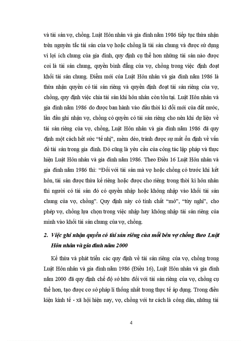 image for page Sự cần thiết của việc ghi nhận quyền có tài sản riêng của mỗi bên vợ chồng những vấn đề lý luận và thực tiễn