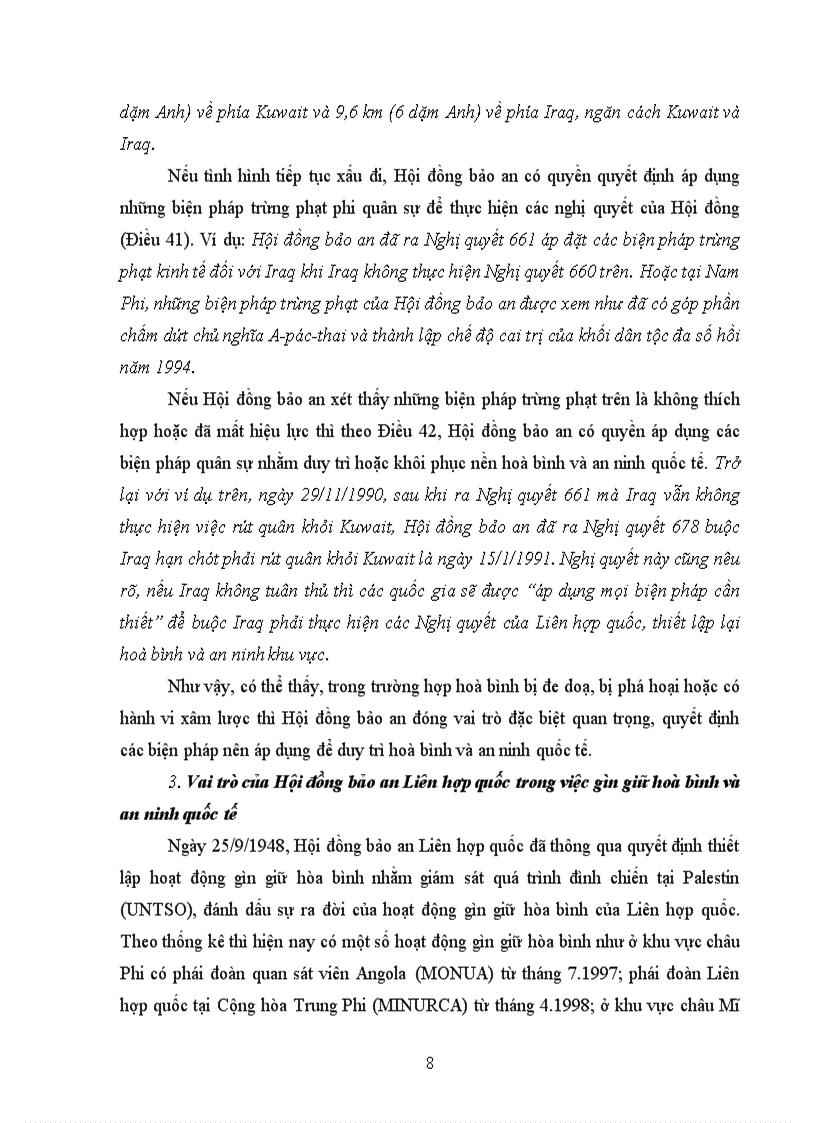 image for page Vai trò của Liên hợp quốc trong hoạt động duy trì hòa bình và an ninh quốc tế