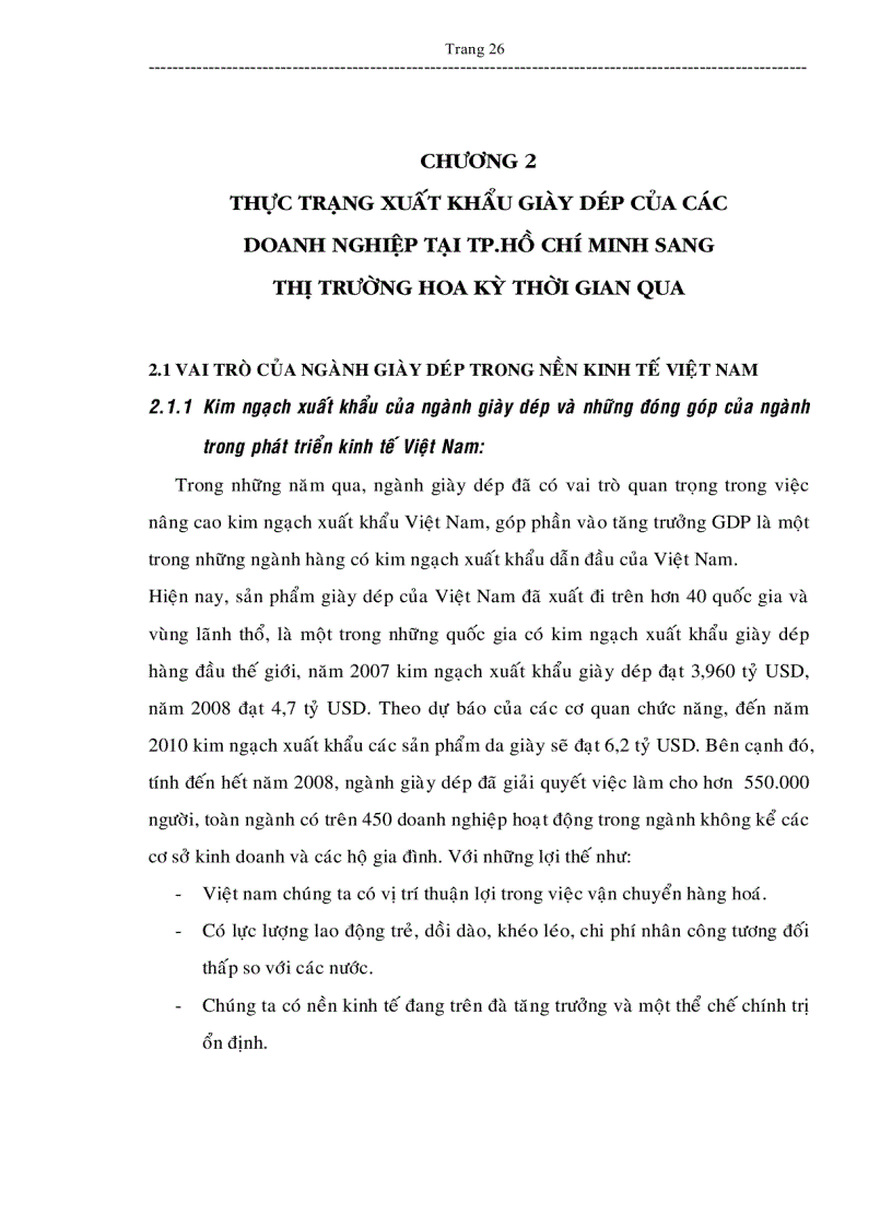 image for page Các giải pháp đẩy mạnh xuất khẩu giày dép vào thị trường Hoa Kỳ cho các doanh nghiệp trên địa bàn Thành Phố Hồ Chí Minh