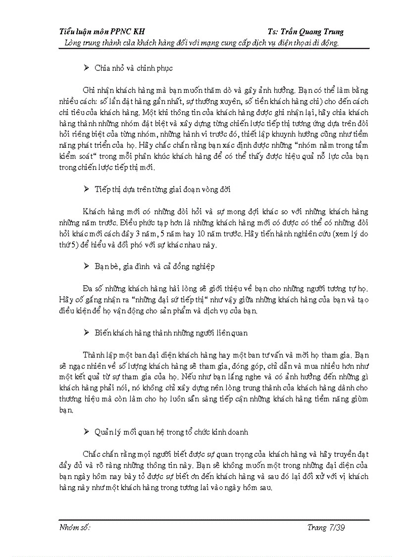 image for page Phương pháp nghiên cứu khoa học Lòng trung thành của khách hàng đối với mạng cung cấp dịch vụ điện thọai di động