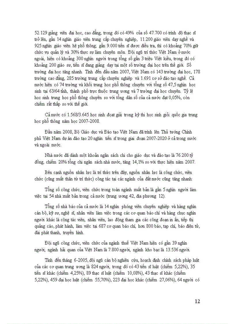 image for page Đầu tư phát triển nguồn nhân lực và thực trạng nguồn nhân lực của Việt Nam hiện nay