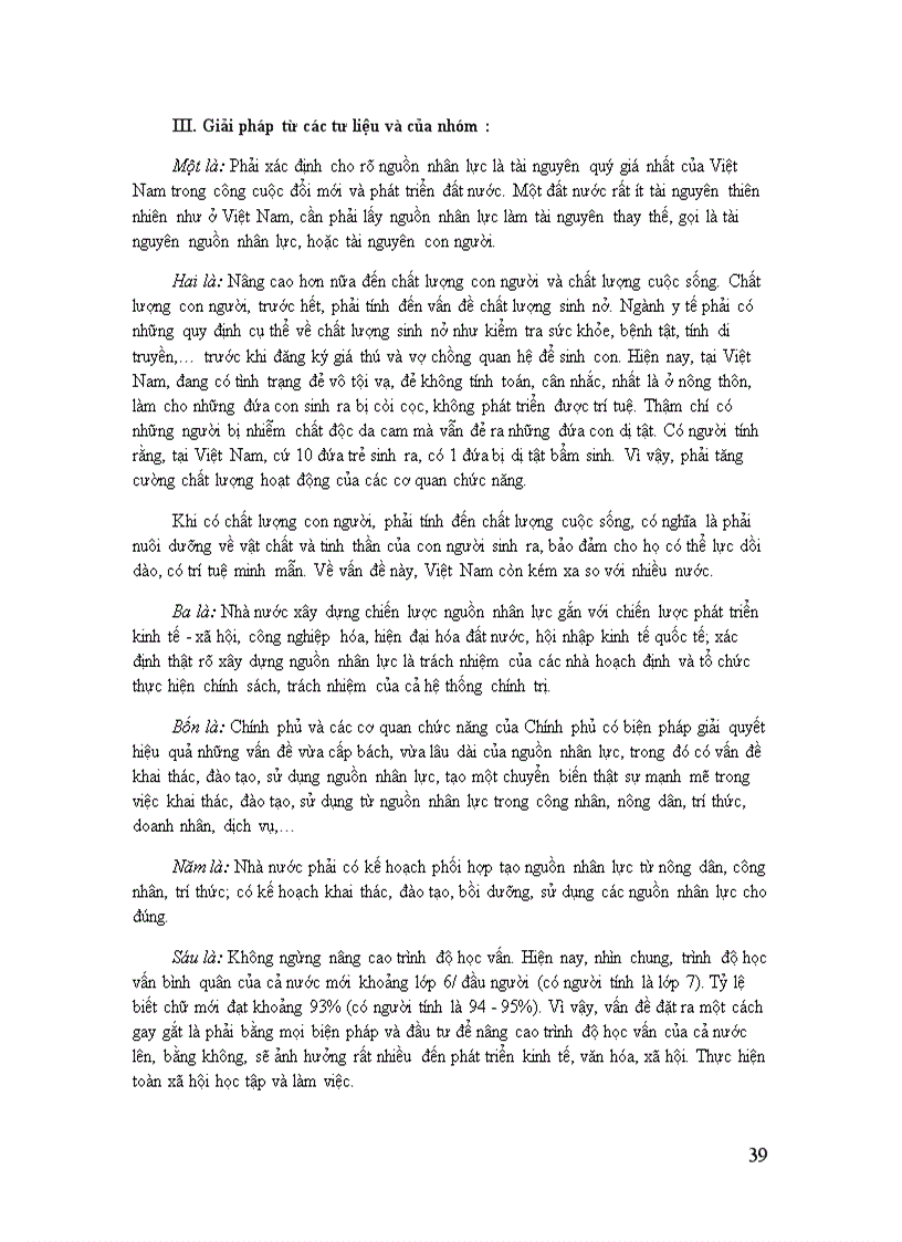 image for page Đầu tư phát triển nguồn nhân lực và thực trạng nguồn nhân lực của Việt Nam hiện nay