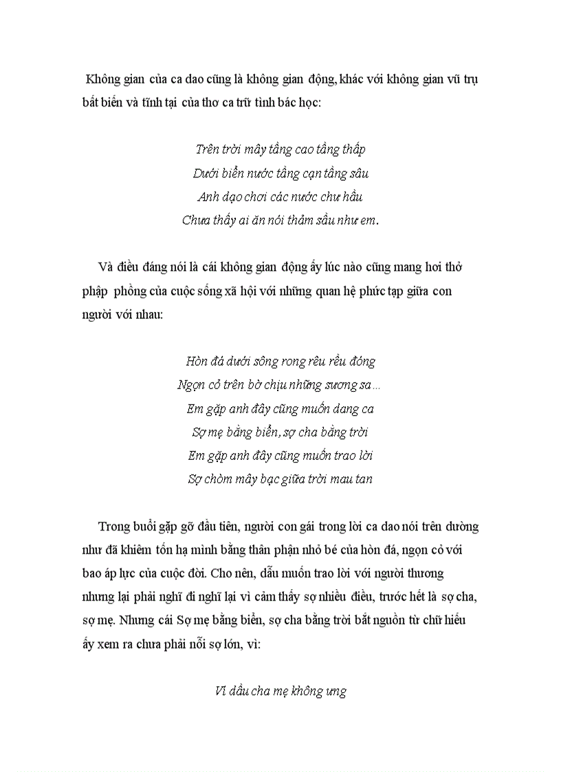 image for page Đặc trưng của không gian thời gian trong ca dao