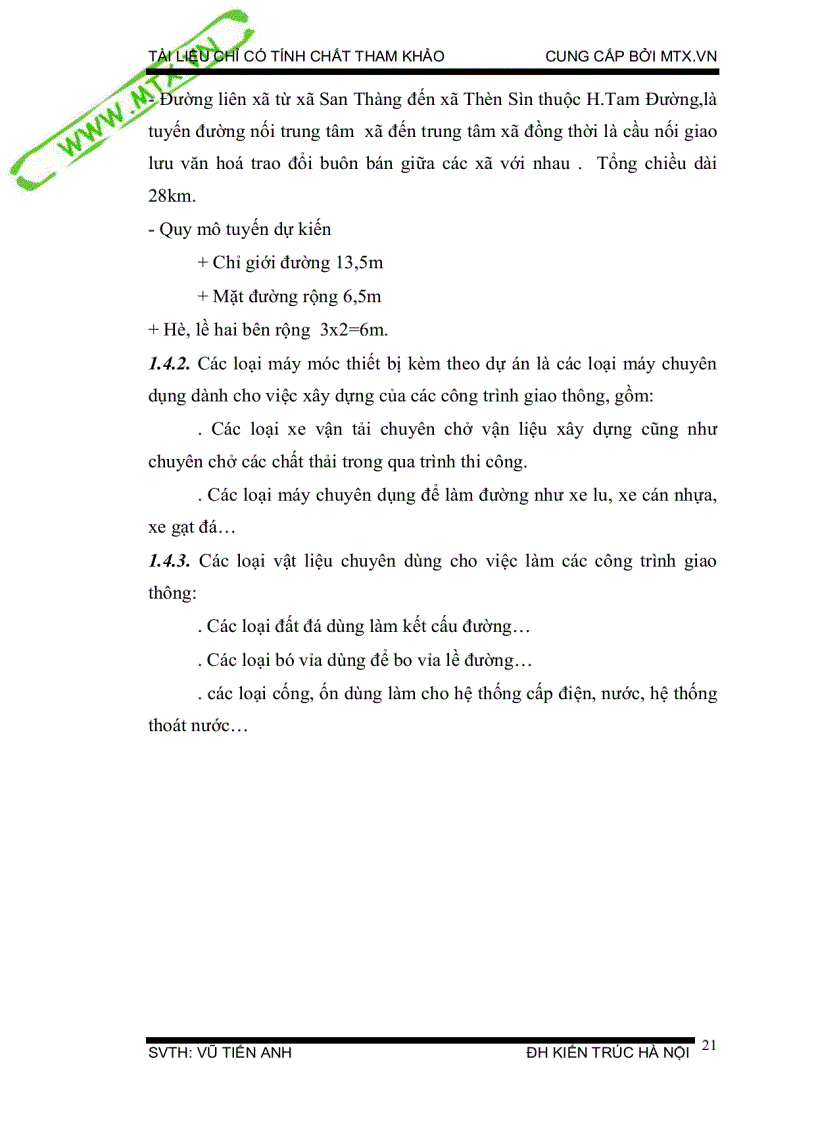 image for page Đánh giá tác động môi trường quy hoạch chung mạng lưới giao thông thị xã Tam Đường tỉnh Lai Châu