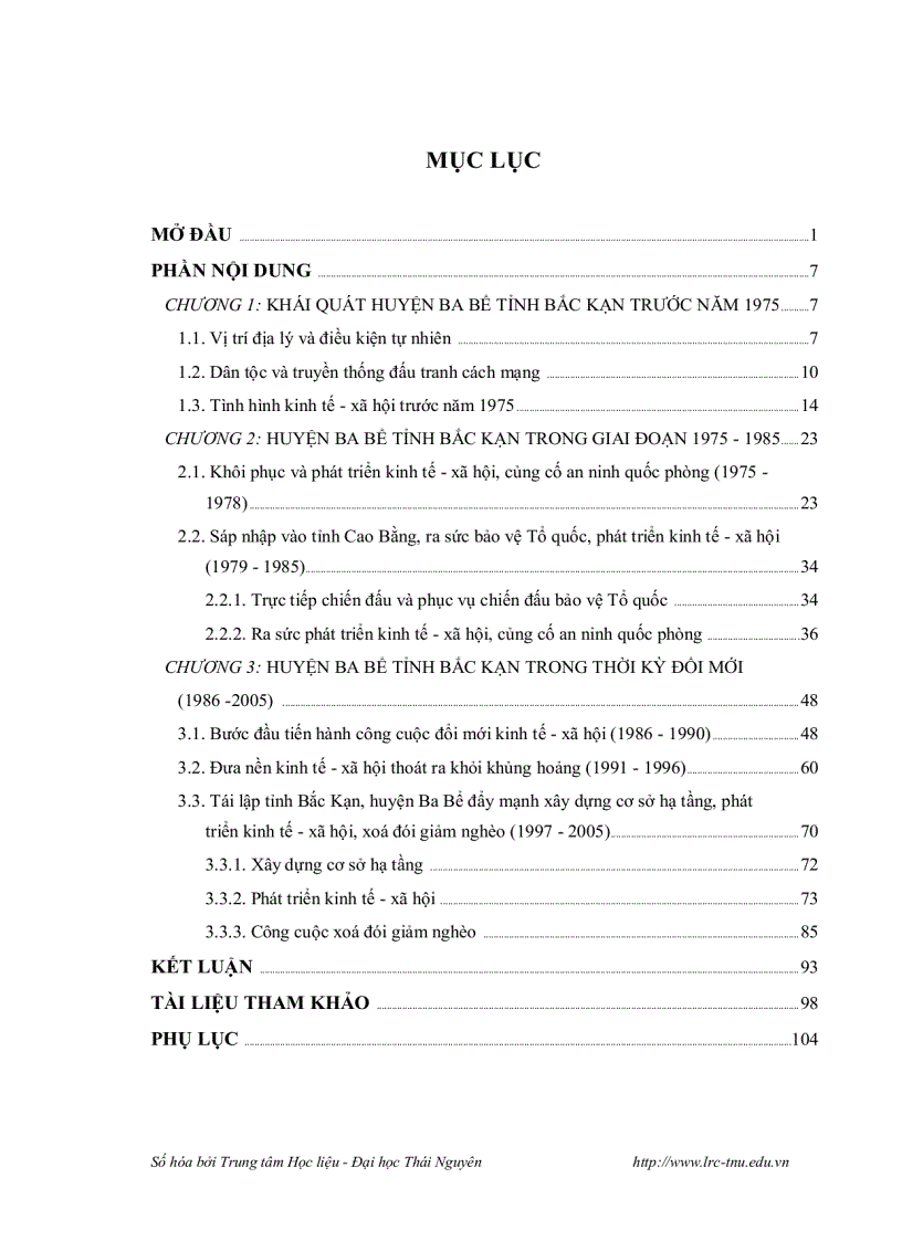 image for page Huyện ba bể tỉnh bắc kạn 1975 2005 chuyên ngành lịch sử