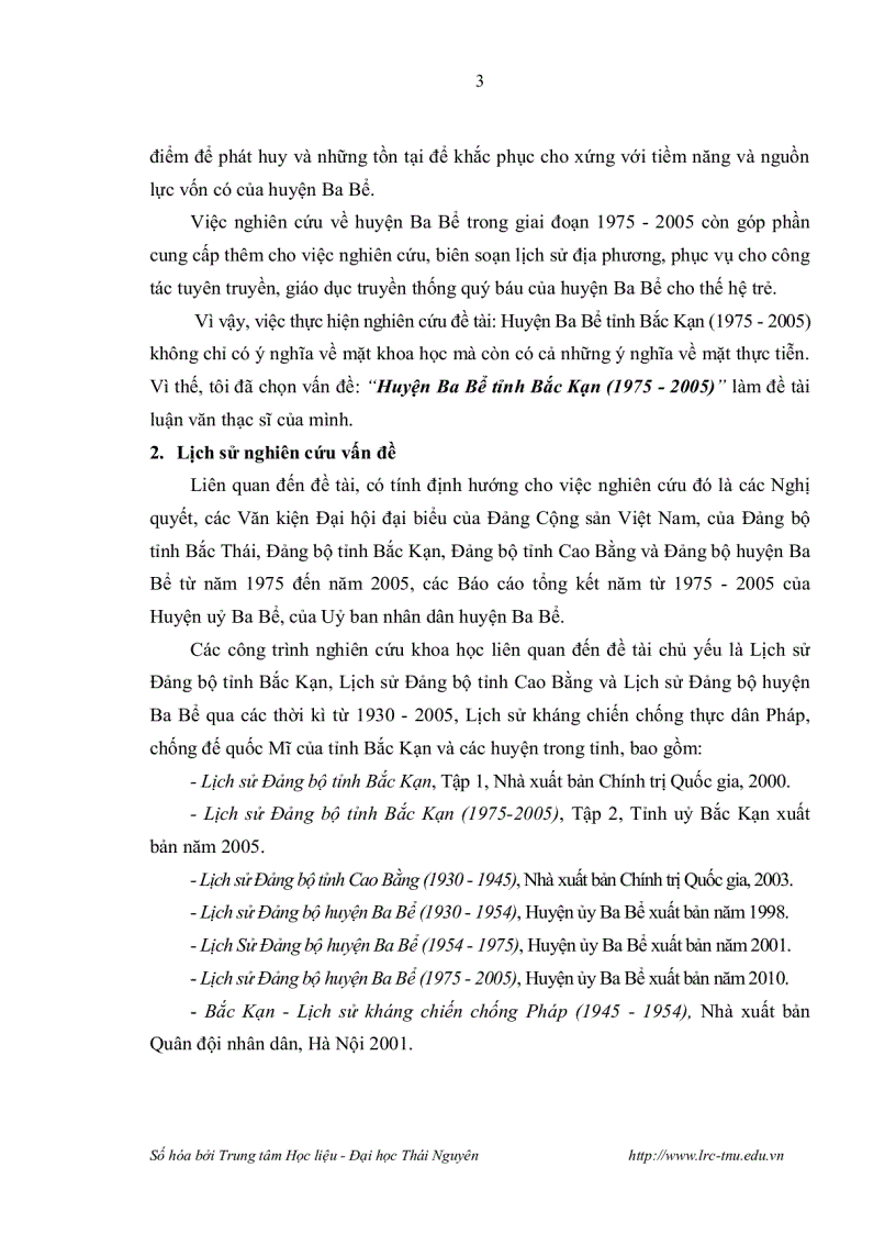 image for page Huyện ba bể tỉnh bắc kạn 1975 2005 chuyên ngành lịch sử