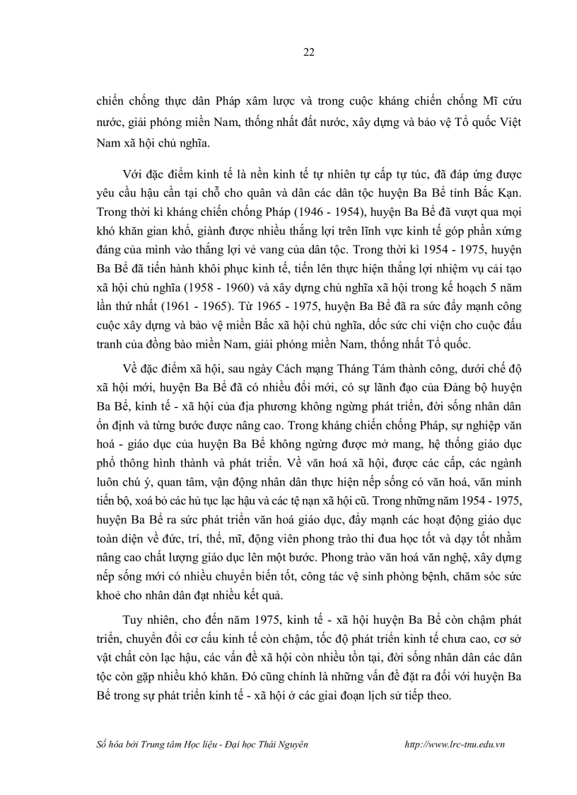 image for page Huyện ba bể tỉnh bắc kạn 1975 2005 chuyên ngành lịch sử
