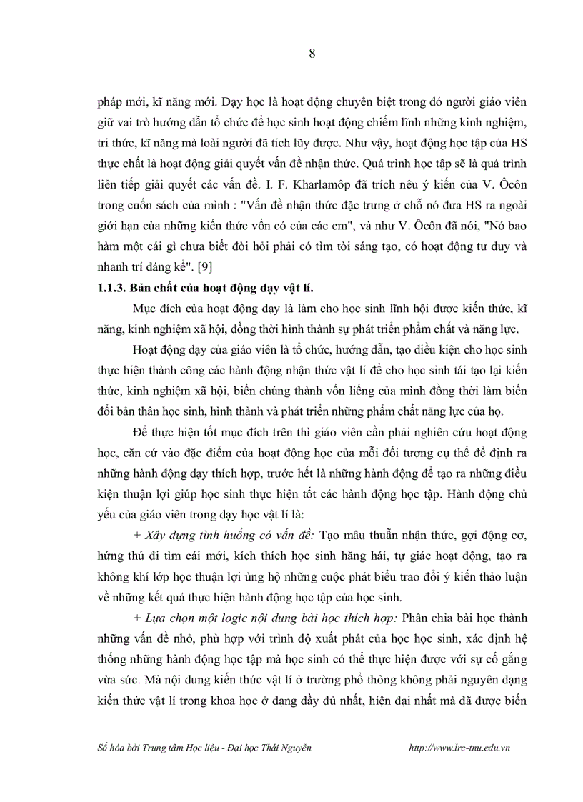 image for page Xây dựng tiến trình dạy học các thuyết về ánh sáng Vật lý 12 nâng cao theo hướng phát triển năng lực tư duy cho học sinh