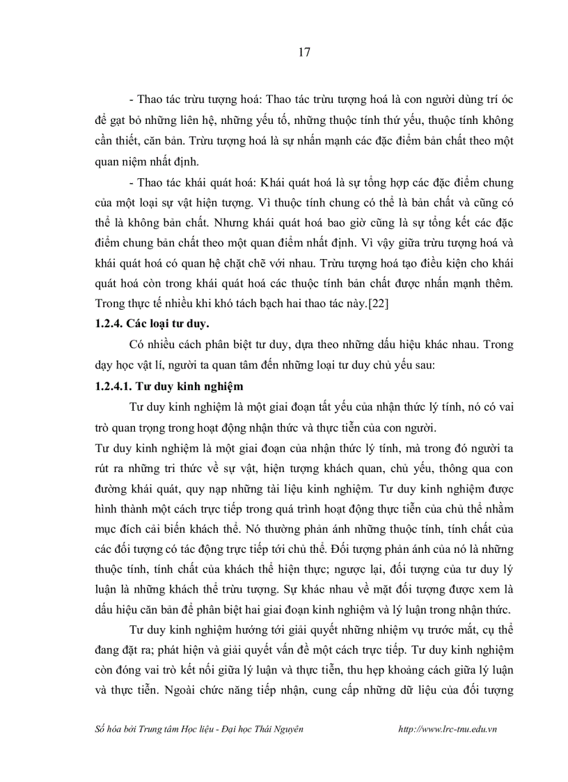 image for page Xây dựng tiến trình dạy học các thuyết về ánh sáng Vật lý 12 nâng cao theo hướng phát triển năng lực tư duy cho học sinh