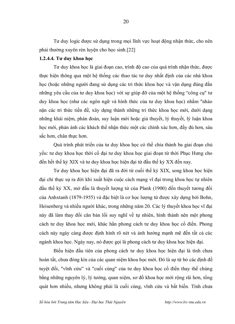 image for page Xây dựng tiến trình dạy học các thuyết về ánh sáng Vật lý 12 nâng cao theo hướng phát triển năng lực tư duy cho học sinh