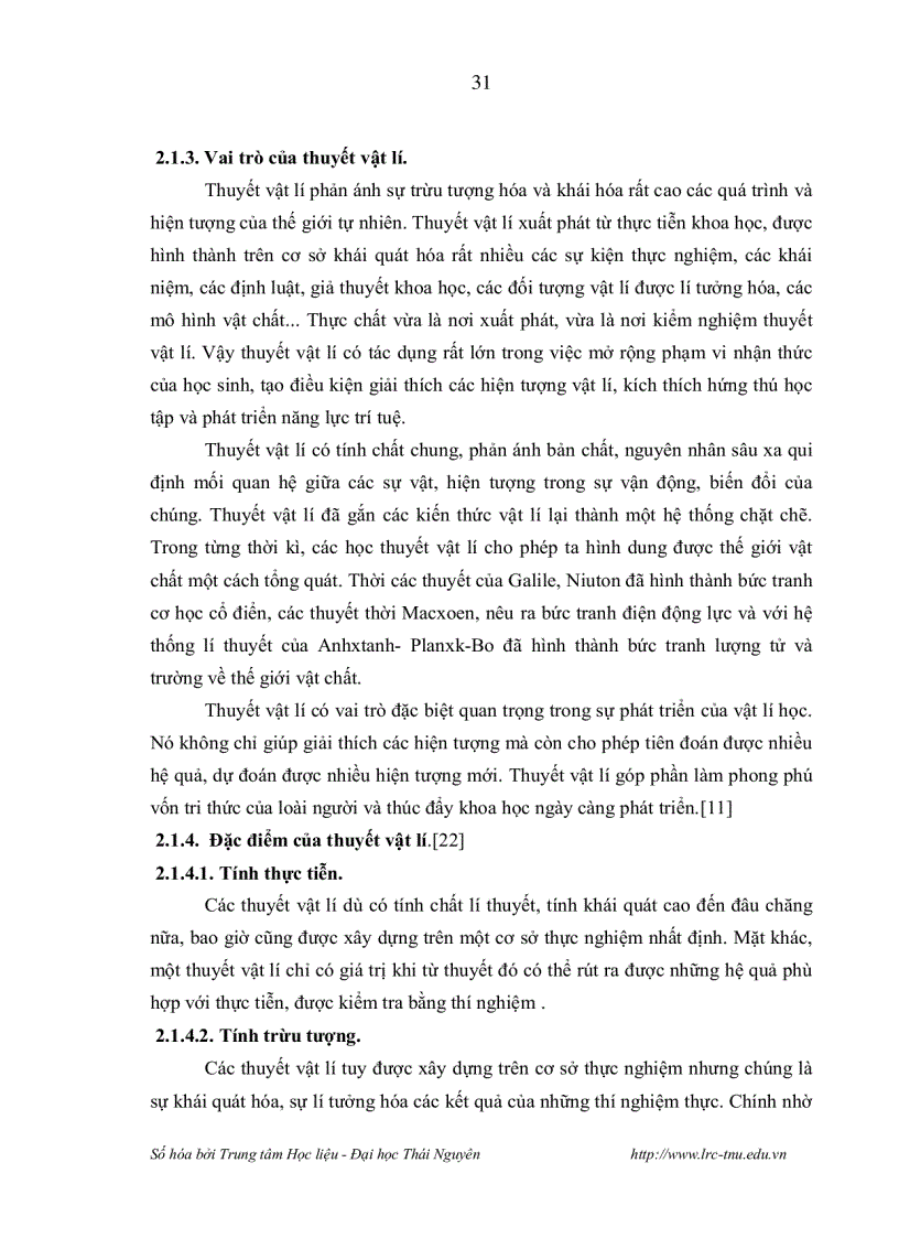 image for page Xây dựng tiến trình dạy học các thuyết về ánh sáng Vật lý 12 nâng cao theo hướng phát triển năng lực tư duy cho học sinh